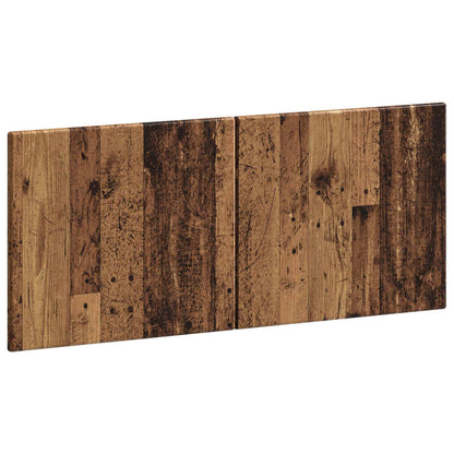vidaXL Wall-Mounted Headboard BREDA Old Wood Engineered Wood