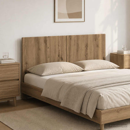 vidaXL Wall-Mounted Headboard BREDA Artisan Oak Engineered Wood