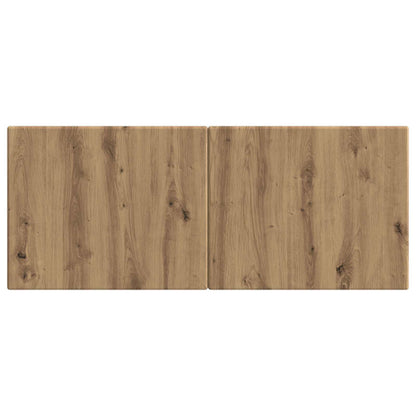 vidaXL Wall-Mounted Headboard BREDA Artisan Oak Engineered Wood