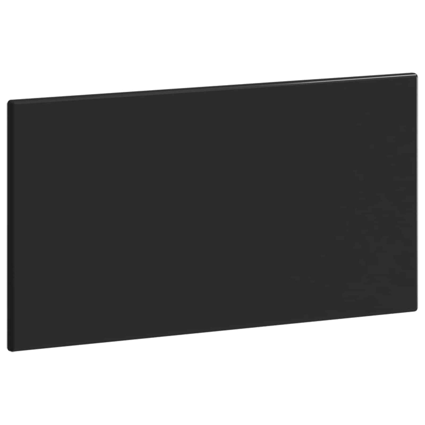 vidaXL Wall-Mounted Headboard BREDA Black Engineered Wood