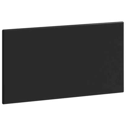 vidaXL Wall-Mounted Headboard BREDA Black Engineered Wood