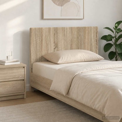 vidaXL Wall-Mounted Headboard BREDA Sonoma Oak Engineered Wood