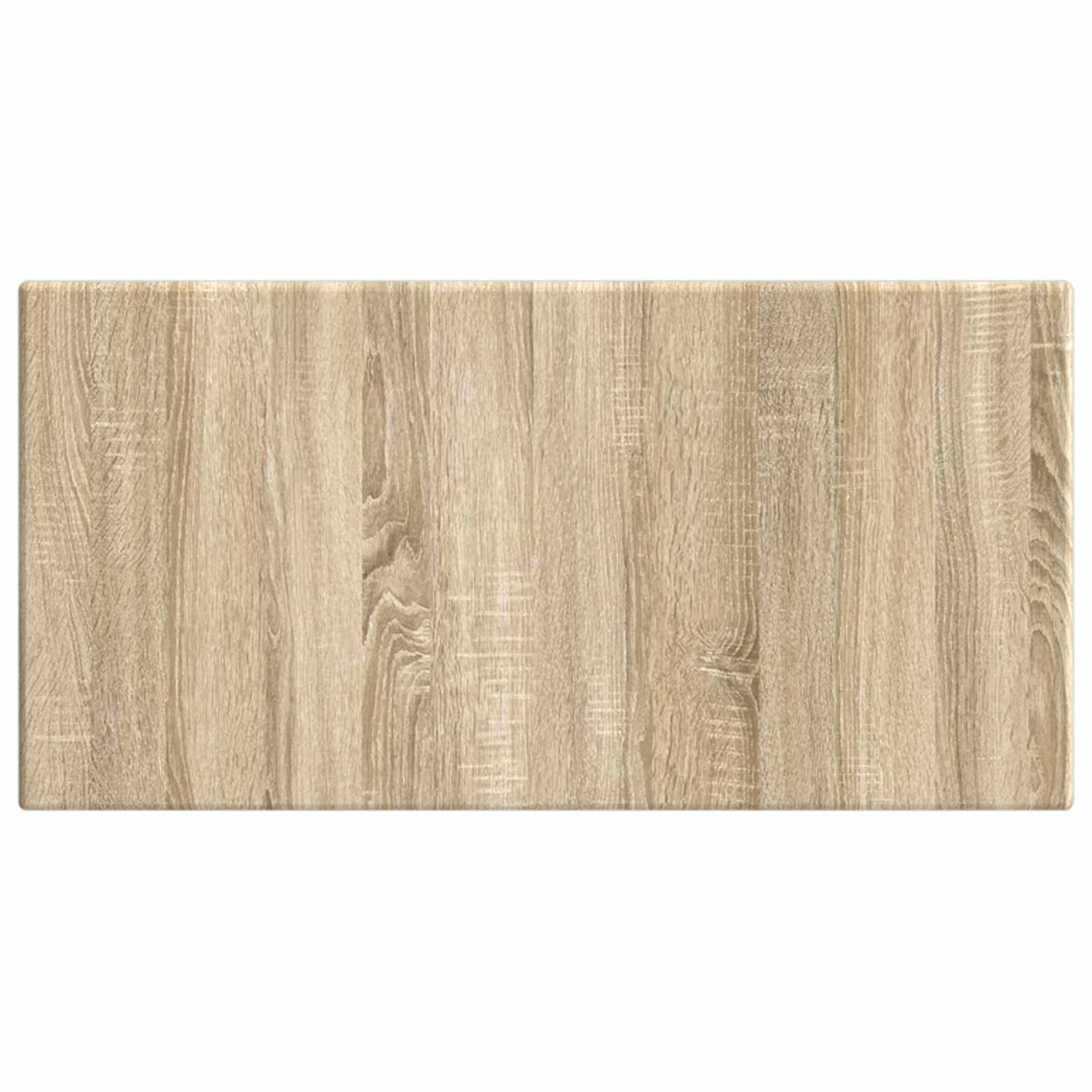 vidaXL Wall-Mounted Headboard BREDA Sonoma Oak Engineered Wood
