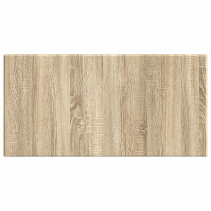 vidaXL Wall-Mounted Headboard BREDA Sonoma Oak Engineered Wood