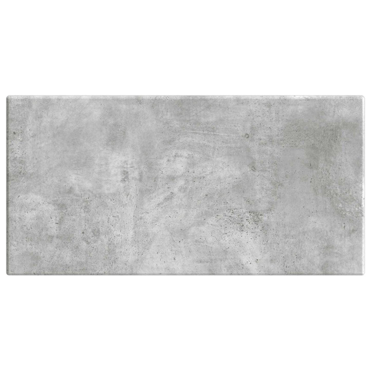 vidaXL Wall-Mounted Headboard BREDA Concrete Grey Engineered Wood