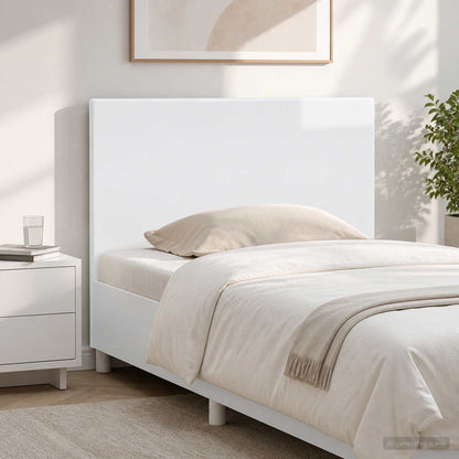 vidaXL Wall-Mounted Headboard BREDA High Gloss White Engineered Wood