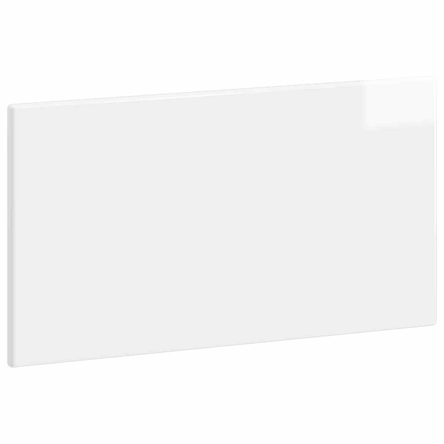 vidaXL Wall-Mounted Headboard BREDA High Gloss White Engineered Wood