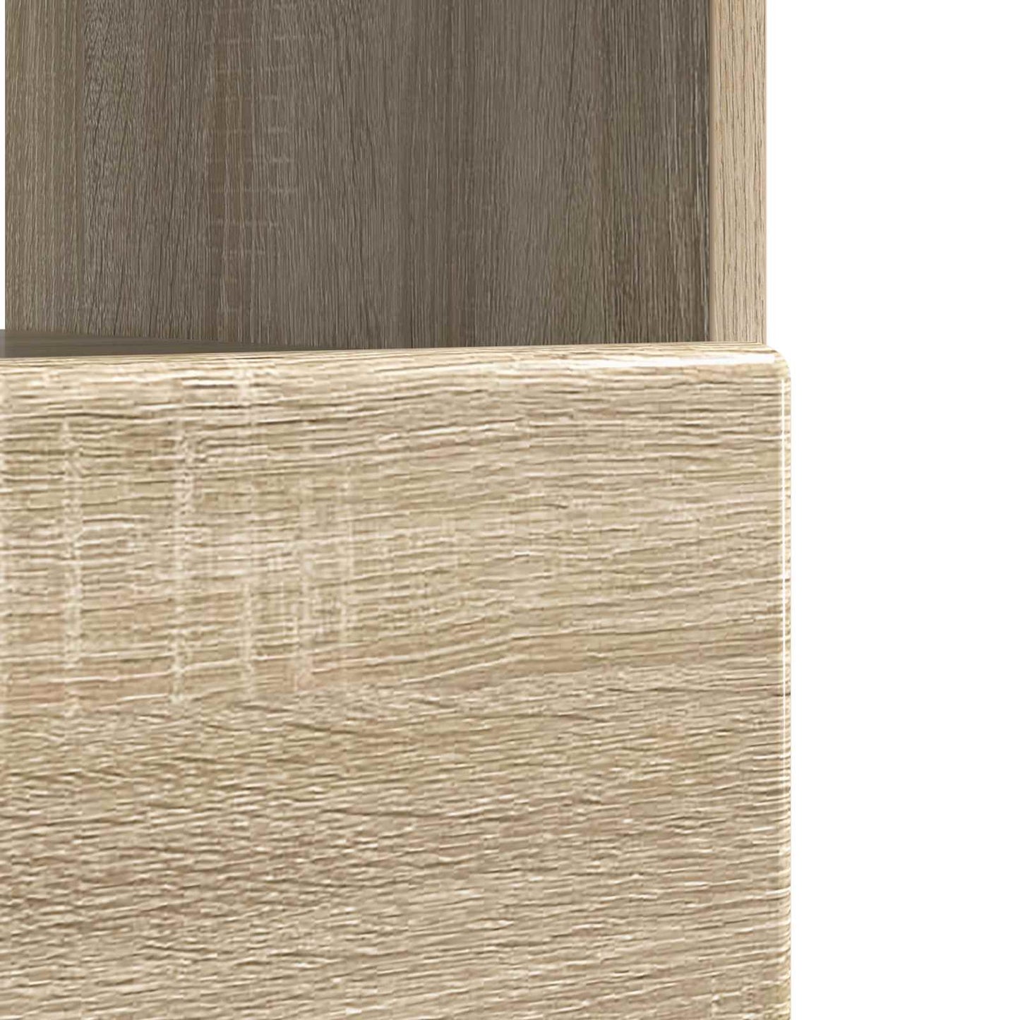 vidaXL LED TV Cabinet Sonoma Oak Engineered Wood