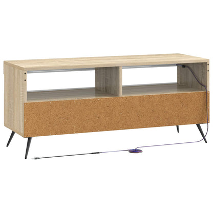 vidaXL LED TV Cabinet Sonoma Oak Engineered Wood