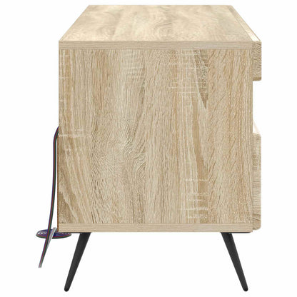 vidaXL LED TV Cabinet Sonoma Oak Engineered Wood