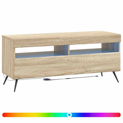 vidaXL LED TV Cabinet Sonoma Oak Engineered Wood