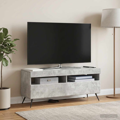 vidaXL LED TV Cabinet Concrete Grey Engineered Wood