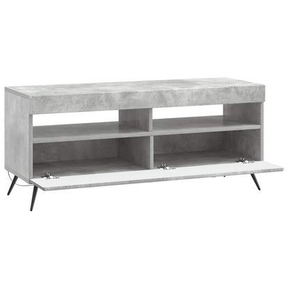 vidaXL LED TV Cabinet Concrete Grey Engineered Wood