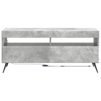 vidaXL LED TV Cabinet Concrete Grey Engineered Wood