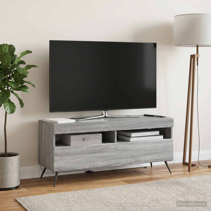 vidaXL LED TV Cabinet Grey Sonoma Engineered Wood