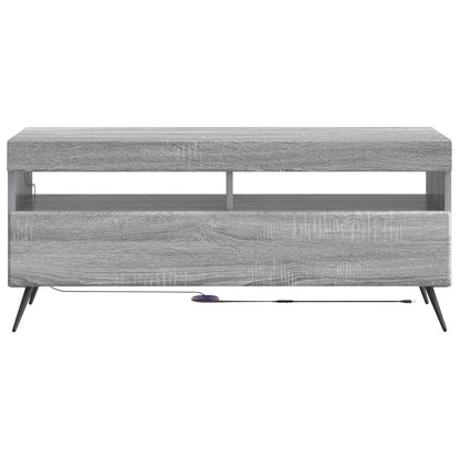 vidaXL LED TV Cabinet Grey Sonoma Engineered Wood