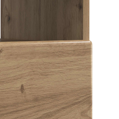 vidaXL LED TV Cabinet Old Wood Engineered Wood