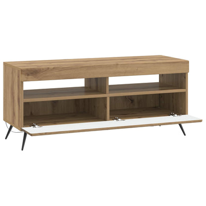 vidaXL LED TV Cabinet Old Wood Engineered Wood