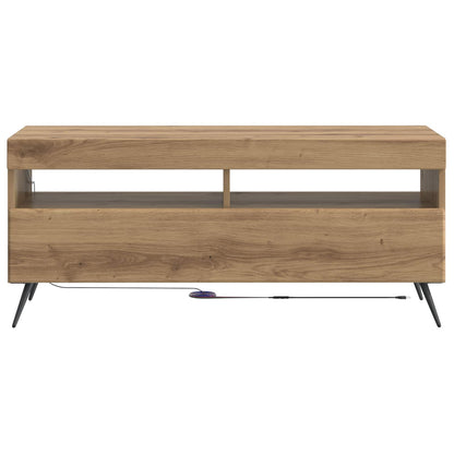 vidaXL LED TV Cabinet Old Wood Engineered Wood
