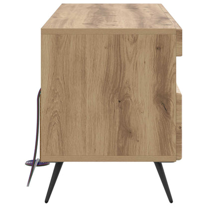 vidaXL LED TV Cabinet Old Wood Engineered Wood