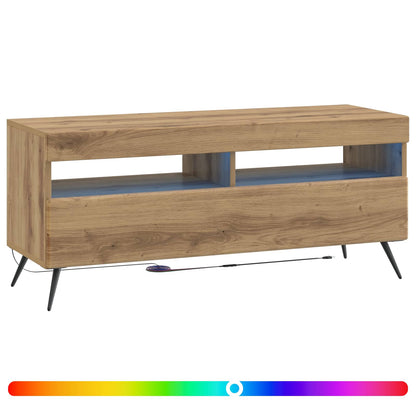 vidaXL LED TV Cabinet Old Wood Engineered Wood