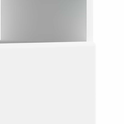 vidaXL LED TV Cabinet White Engineered Wood