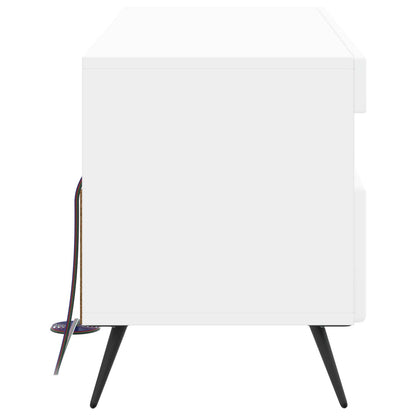 vidaXL LED TV Cabinet White Engineered Wood