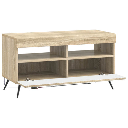 vidaXL LED TV Cabinet Sonoma Oak Engineered Wood