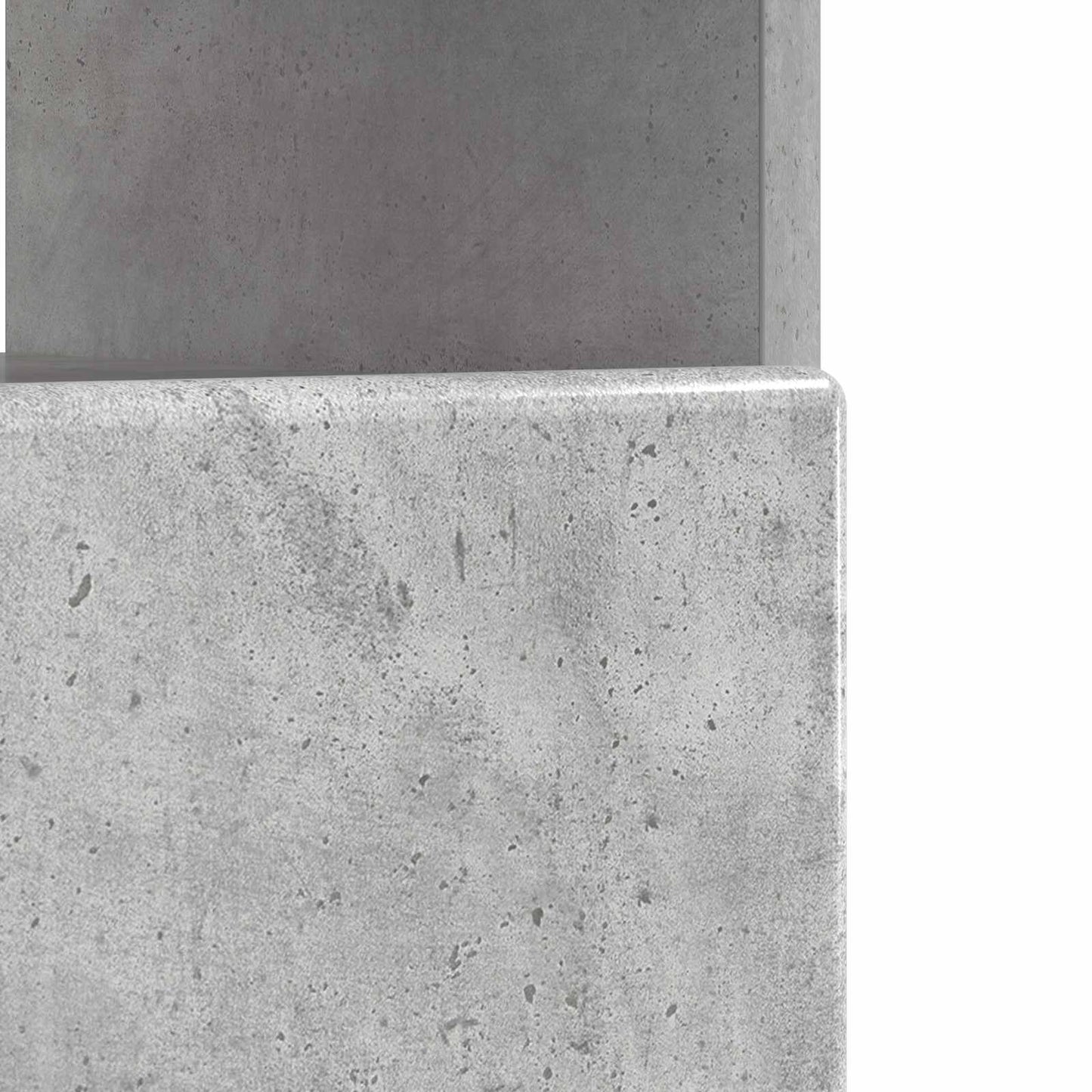 vidaXL LED TV Cabinet Concrete Grey Engineered Wood