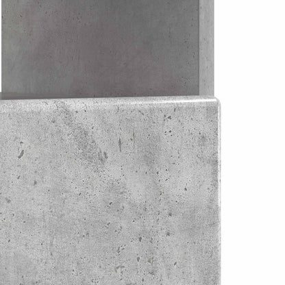 vidaXL LED TV Cabinet Concrete Grey Engineered Wood