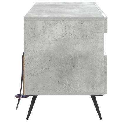 vidaXL LED TV Cabinet Concrete Grey Engineered Wood