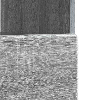 vidaXL LED TV Cabinet Grey Sonoma Engineered Wood