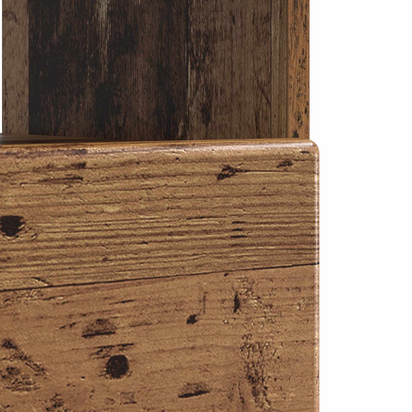 vidaXL LED TV Cabinet Old Wood Engineered Wood