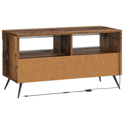 vidaXL LED TV Cabinet Old Wood Engineered Wood
