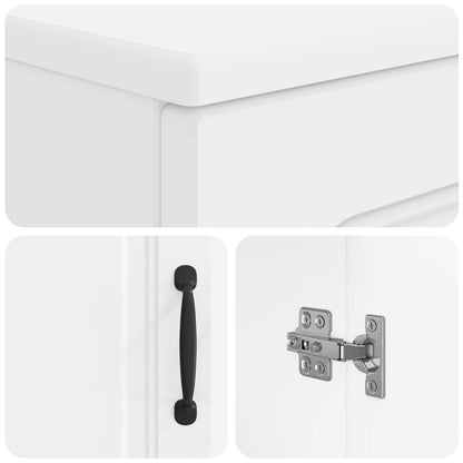 vidaXL Bathroom Sink Cabinet UTRECHT White 59.5 x 31.5x 59 cm