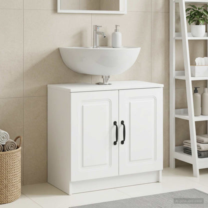 vidaXL Bathroom Sink Cabinet UTRECHT White 59.5 x 31.5x 59 cm