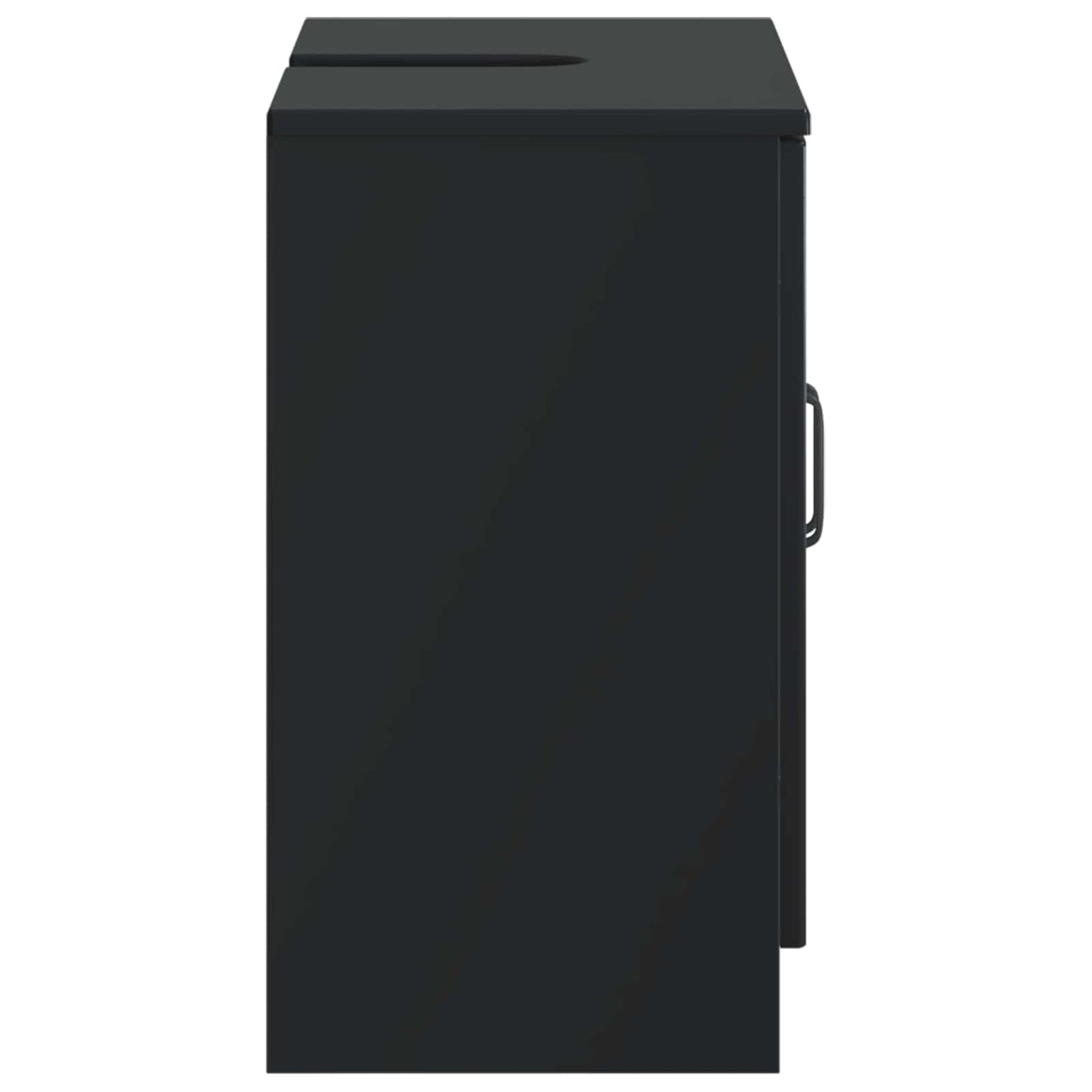 vidaXL Bathroom Sink Cabinet UTRECHT Black 59.5 x 31.5x 59 cm