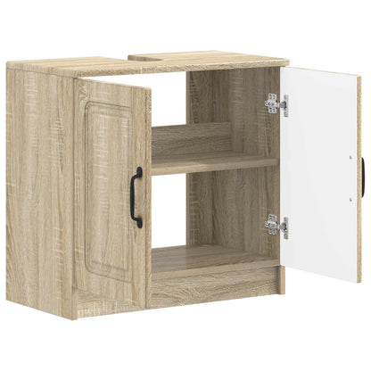 vidaXL Bathroom Sink Cabinet UTRECHT Sonoma Oak 59.5 x 31.5x 59 cm