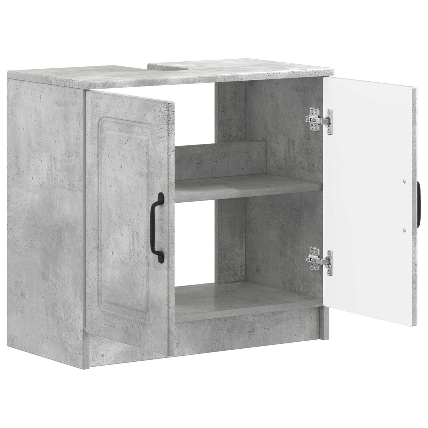 vidaXL Bathroom Sink Cabinet UTRECHT Concrete Grey 59.5 x 31.5x 59 cm