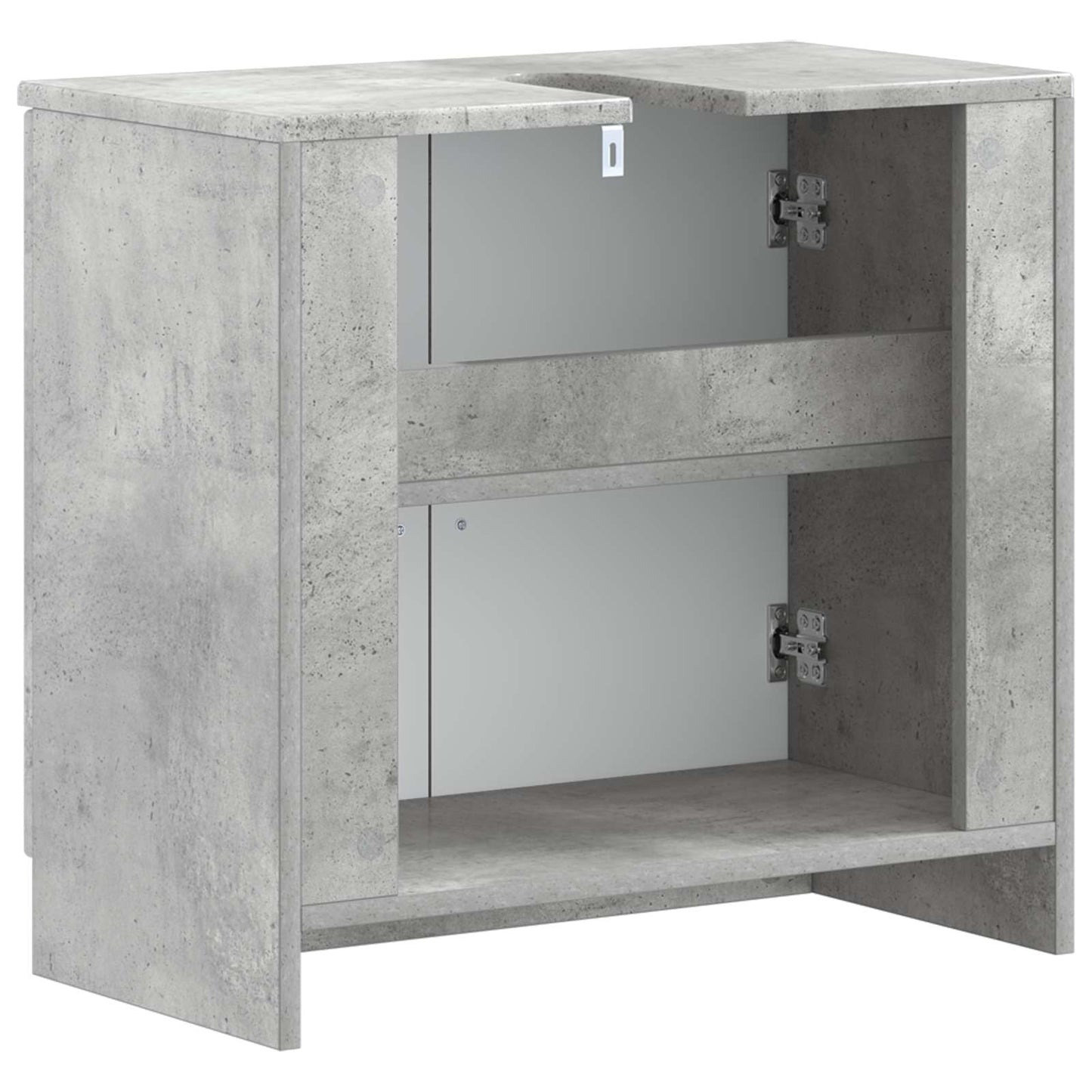 vidaXL Bathroom Sink Cabinet UTRECHT Concrete Grey 59.5 x 31.5x 59 cm