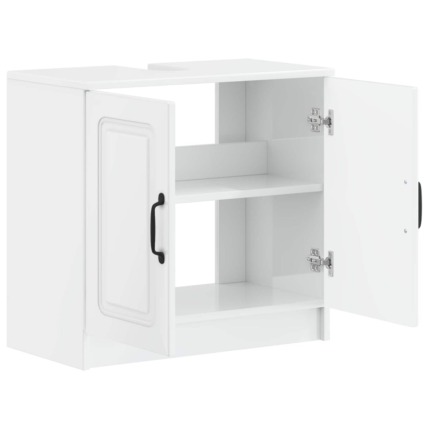 vidaXL Bathroom Sink Cabinet UTRECHT High Gloss White