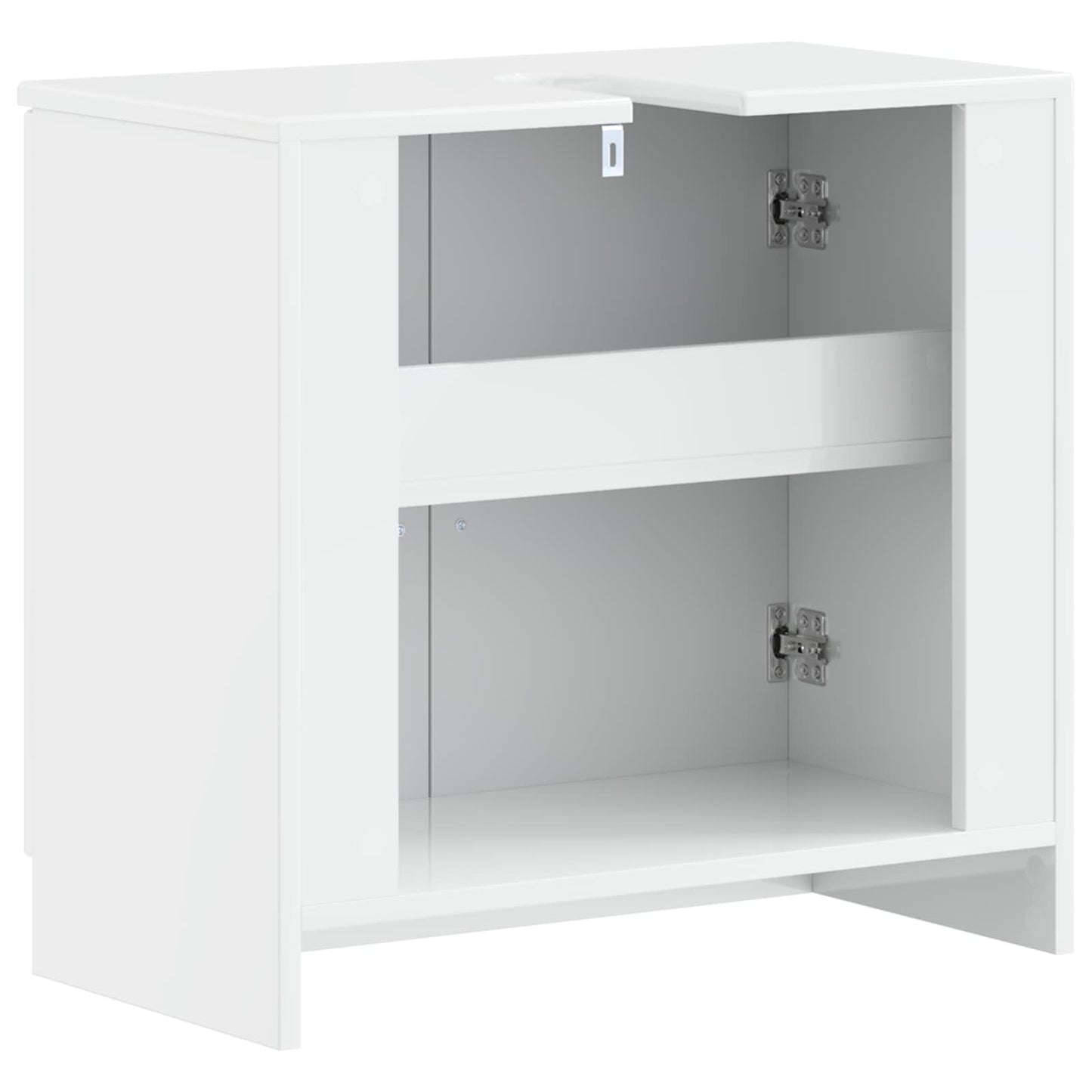 vidaXL Bathroom Sink Cabinet UTRECHT High Gloss White