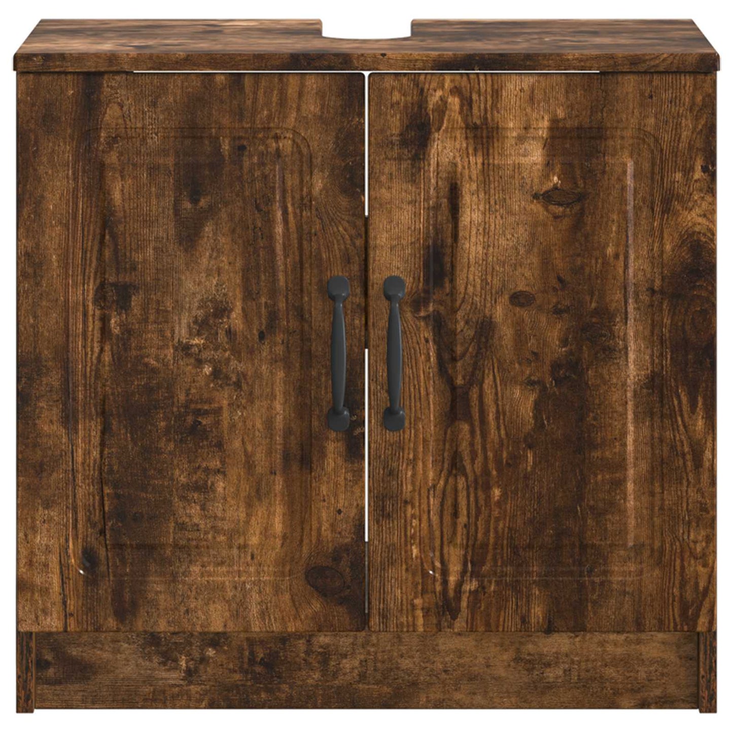 vidaXL Bathroom Sink Cabinet UTRECHT Smoked Oak 59.5 x 31.5x 59 cm