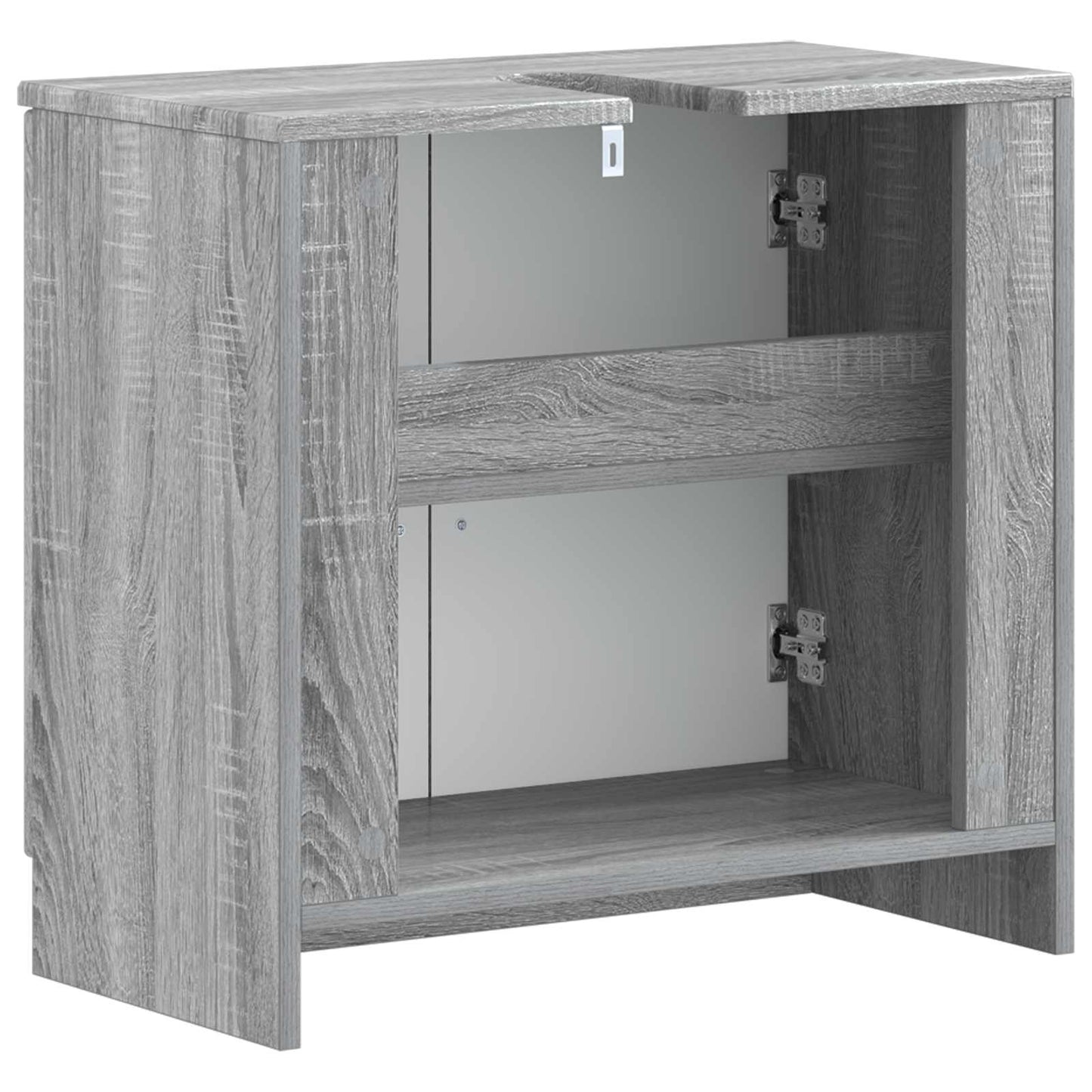 vidaXL Bathroom Sink Cabinet UTRECHT Grey Sonoma 59.5 x 31.5x 59 cm