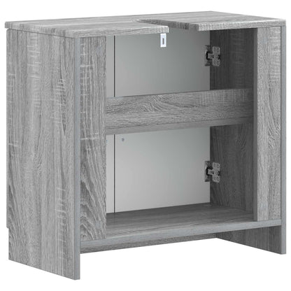 vidaXL Bathroom Sink Cabinet UTRECHT Grey Sonoma 59.5 x 31.5x 59 cm
