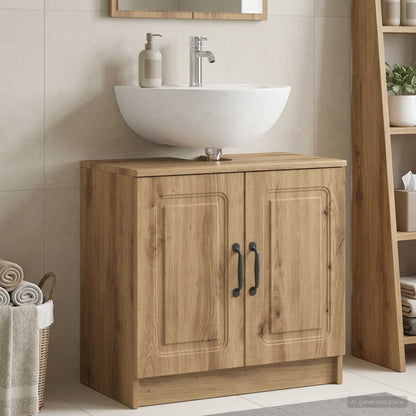vidaXL Bathroom Sink Cabinet UTRECHT Artisan Oak 59.5 x 31.5x 59 cm