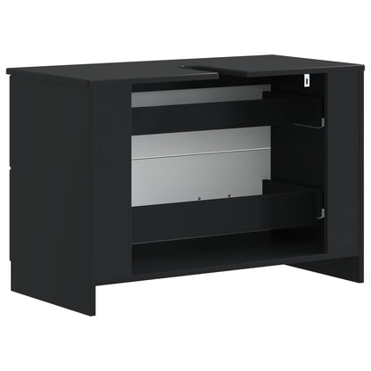 vidaXL Bathroom Sink Cabinet UTRECHT Black 82 x 41x 56 cm