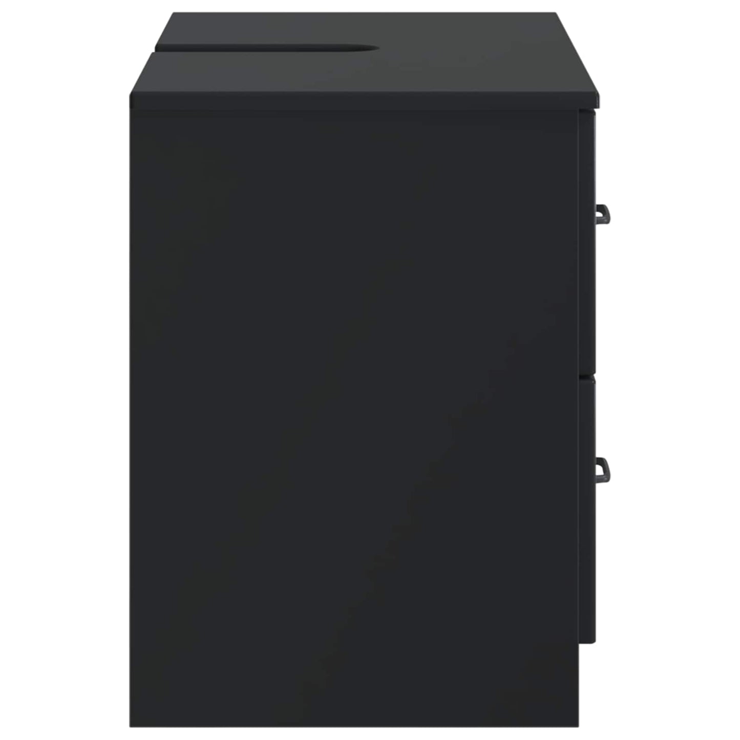 vidaXL Bathroom Sink Cabinet UTRECHT Black 82 x 41x 56 cm