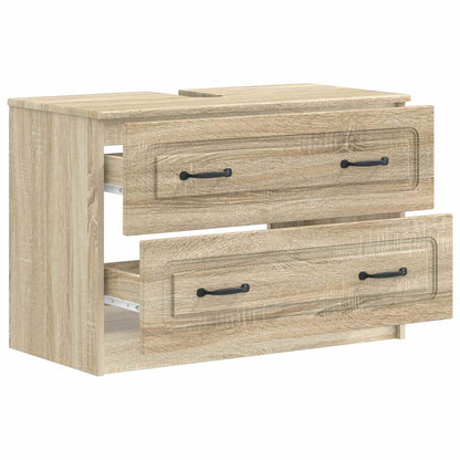 vidaXL Bathroom Sink Cabinet UTRECHT Sonoma Oak 82 x 41x 56 cm