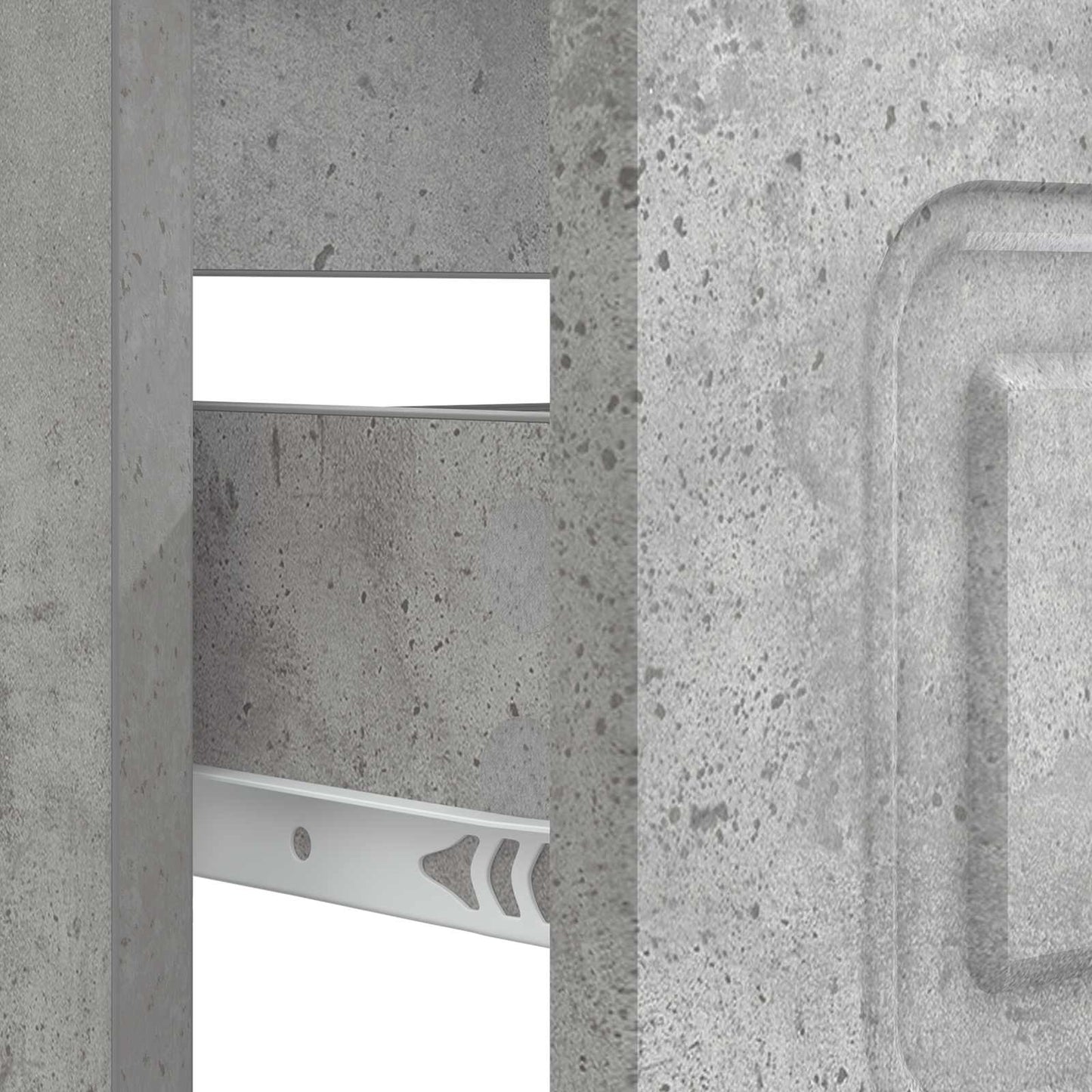 vidaXL Bathroom Sink Cabinet UTRECHT Concrete Grey 82 x 41x 56 cm